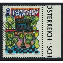 Liechtenstein The Black Hatter Homage to Liechtenstein 1993 CTO SG#1055
