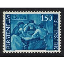 Liechtenstein Saying grace at table 1Fr50 1961 MNH SG#391 MI#397 Sc#349