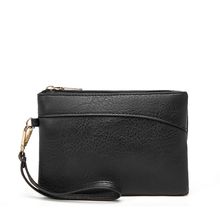 Women Card Holder Phone Organizer Ladies Travel Purse Black