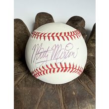 Marty Marion Signed Autographed Official National League (ONL) Baseball