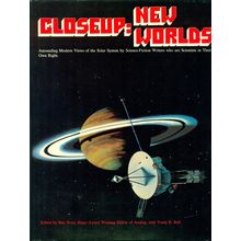 CLOSEUP: NEW WORLDS 1977 space art HC 1st Edition by Ben Bova.