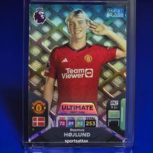 Rasmus Hojlund ULTIMATE Next Gen Card - Premier League Adrenalyn XL PLUS 2024