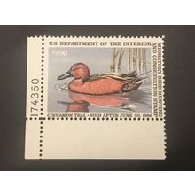 ICOLLECTZONE US RW52 Plate Number Single VF NH