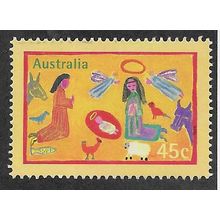 AUS 1998 45c 'CHRISTMAS' FINE USED (EBID68-321)
