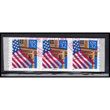 Used 2915A 32c U.S. Flag Over Porch Fine PNC 89899/3 10x10 PA3547