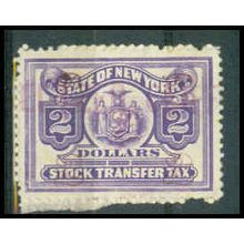 Used Revenue $2 N.Y. Stock Transfer Very Fine WA2892