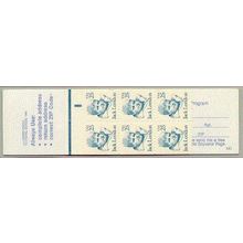 2197a Bk152 25c Jack London Very Fine MNH DG 2 Pane/6 P# 1 L00294