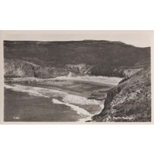 Porthmelgan Porth Melgan Cliff Overhead View Antique Welsh Postcard