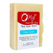O My! Goat Milk Soap Bar - Made with Farm-Fresh Goat Milk - Moisturizes skin ...