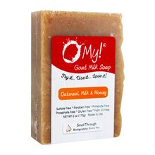O My! Goat Milk Soap Bar - Made with Farm-Fresh Goat Milk - Moisturizes skin ...