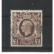 GB.SG478c £1 Brown.Fine Used.Jul25b