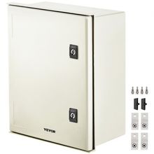 NEMA Steel Enclosure, 16 x 12 x 8'' NEMA 4X Fiberglass Electrical Box, IP66 ...