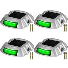 evor Driveway Lights, 4-Pack Solar Driveway Lights with Switch Button, Solar ...