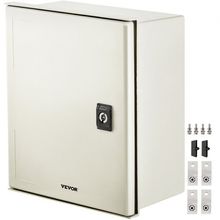 Fiberglass STELL Enclosure, 12 x 10 x 6'' NEMA 4X Fiberglass Electrical Box,...