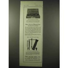 1922 Allen Bay State Wrench Set Ad - No. 19 No. 21-1