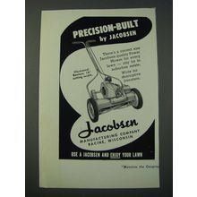 1948 Jacobsen Bantam Lawn Mower Ad - Precision-Built