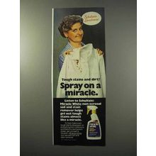 1977 Miracle White Stain Remover Ad - Ann B. Davis