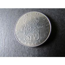 1973 SWEDEN ONE KRONA FREE POST. I