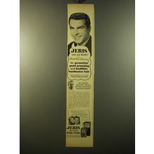 1950 Jeris Antiseptic Hair Tonic Ad - Fred MacMurray - Jeris wins my thanks