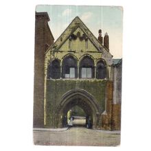WEST GATE, GLOUCESTER CATHEDRAL PRECINCTS, used antique postcard 1910 pm