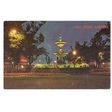 OLD STEINE GARDENS, BRIGHTON, SUSSEX used postcard 1987 pm =