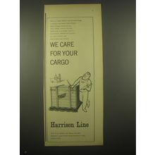 1966 Harrison Line Advertisement - We care