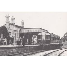 Peterborough Train Engine 43144 at Gayton Road Station in 1959 Railway Postcard