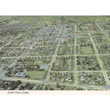 Aerial View of Sale East Gippisland Victoria Australian 1970s Postcard
