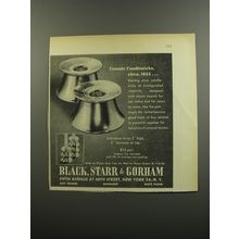 1953 Black, Starr & Gorham Candlesticks Advertisement