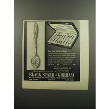 1953 Black, Starr & Gorham Demi-tasse Spoons Ad - For the Coffee Hour