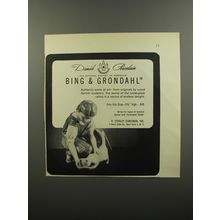 1953 Bing & Grondahl Porcelain Advertisement - Only one Drop