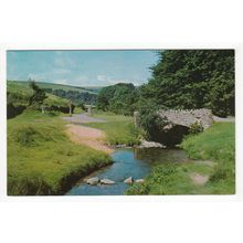 The Robber's Bridge of Lorna Doone Fame Oare Valley Exmoor Postcard