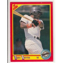 1990 Score Tony Gwynn baseball card #255 – HOF- Padres