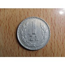 Poland 1977 1 Zlotych Coin