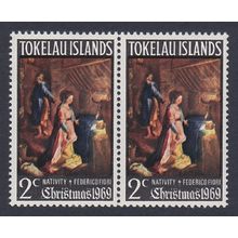 Tokelau Christmas pair 1969 MNH SG#20 Sc#20