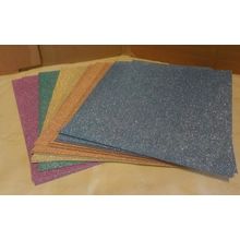 35 x A4 Sheets of Soft Glitter Paper in Various Colours (approx 170gsm) - NEW