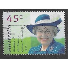 AUS 1998 45c 'QUEENS BIRTHDAY' FINE USED (EBID68-284)