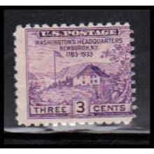 752 3c Washington's Hdqs Average MNH Z1649