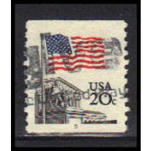 Used 1895 20c U.S. Flag Very Fine CNS 5 PA5460