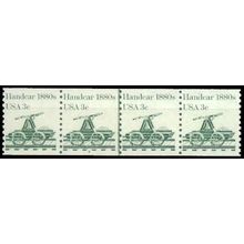 1898 3c Handcar Fine MNH Dry Gum PNC 2/4 G0026