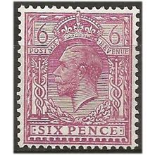 1924 SG426 6d Reddish Purple Wmk Block Cypher Unmounted Mint .. ..