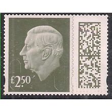 GB 2024 KC 3rd £2.50 Gooseberry Green Machin Used SG V5026 ( J1102 )