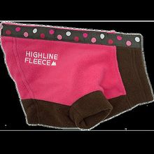Highline Fleece Coat-Pink and Brown With Polka Dots *LC=Large Chest Size 20