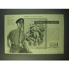 1940 Viyella Khaki Shirts Ad - Viyella for Service