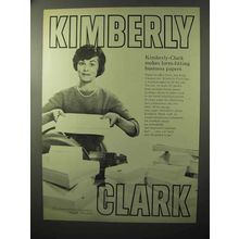 1964 Kimberly-Clark Form-Fitting Business Papers Ad