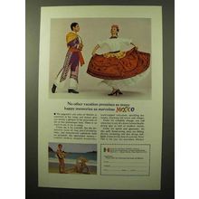 1964 Mexico Tourism Ad - Promises Happy Memories