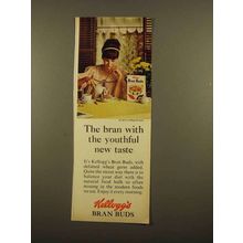 1965 Kellogg's Bran Buds Cereal Ad - Youthful Taste