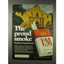 1976 L&M Cigarettes Ad - Proud Smoke