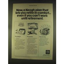 1976 New York Life Insurance Ad - Keogh Plan