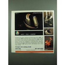 1989 AGV Ad - Tech-7, Monza and 2001 Euro Helmets